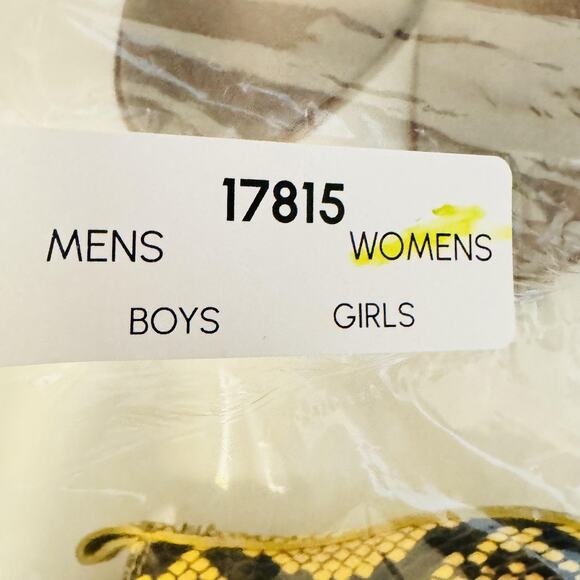 Sam Edelman Boots Womens 8.5 Yellow Leather Snake Print Western Ankle Block Heel - Picture 12 of 12